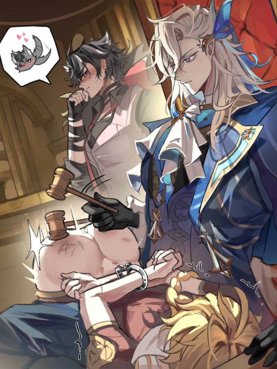 Neuvillette x wriothesley r34