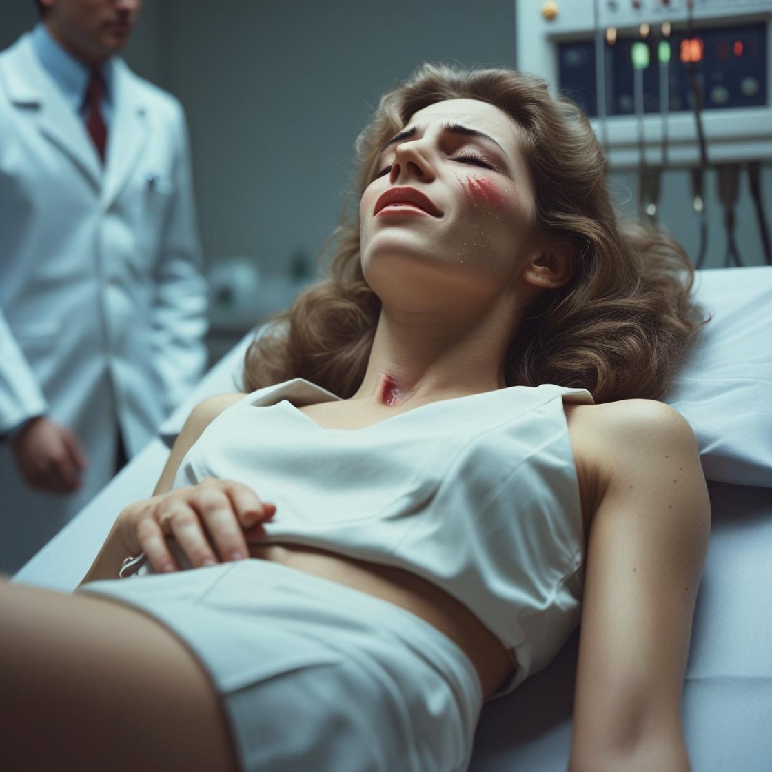 Массажист клиентті жұлқылайды